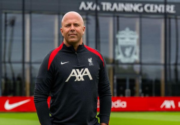 Arne Slot at Liverpool training ground Arne Slot at Liverpool training ground